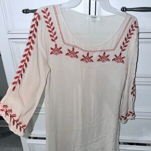 Umgee Beige Textured Top